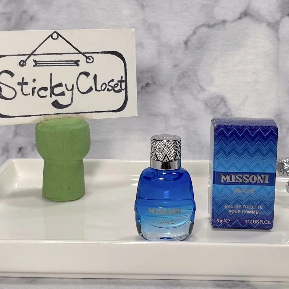 Missoni Pour Homme EDP,Woody Aromatic Fresh Lemon-Mini 5ml,0.17oz-BOXED-NEW